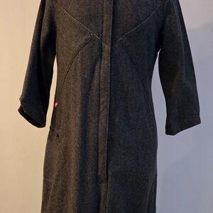 Ecko Unlimited Wool Gray Trench Coat